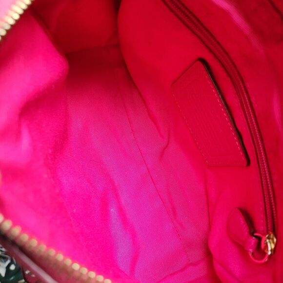 Coach New York Cross Grain Leather Baby Bennett Satchel Solid Pink Sling Strap - Picture 10 of 16